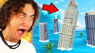 Reacting To THE END OF THE WORLD In GTA 5! (Animation)