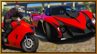 GTA 5 Roleplay - 4000HP Devel 16 VS worlds FASTEST bike | RedlineRP