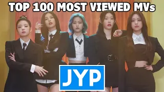 [TOP 100] Most Viewed JYP Music Videos (December 2022)