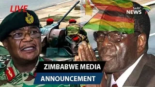 President Robert Mugabe addresses the nation, 19 November 2017