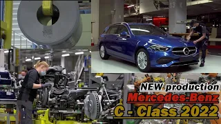 NEW Mercedes C Class 2022 - Производственная линия в Германии.