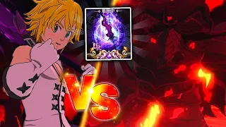 *NEW* TRAITOR MELIODAS HOLY RELIC VS DEMON KING BATTLE! | Seven Deadly Sins: Grand Cross