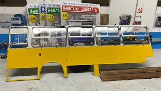 Deagostini Ikarus N75, 76, 77, 78, 79, 80, 81 сборка Икарус 260 1:12 RC