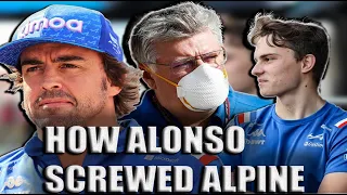 How Fernando Alonso Screwed Over Alpine F1 In The Oscar Piastri Saga