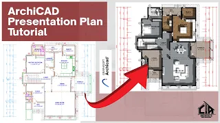 ArchiCAD Tutorial: Design Stunning Presentation Plans. No Photoshop!