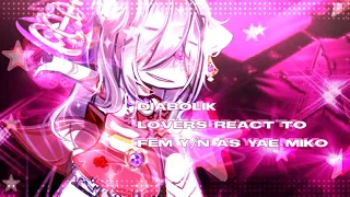 Diabolik lovers react to Fem Y/n as yae miko [Pt 2] ]short vid]