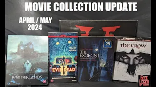 PHYSICAL MEDIA Pick Ups April / May Blu-Ray, 4k, DVD & VHS Collection Update . Lots of Horror titles