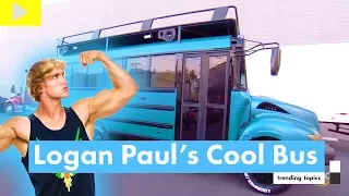 Logan Paul's Cool Bus Reveal *Details* & Logan Paul on Jimmy Kimmel Live *Highlights*