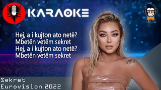 Ronela Hajati - Sekret -KARAOKE - Instrumental (Eurovsion 2022 Albania)