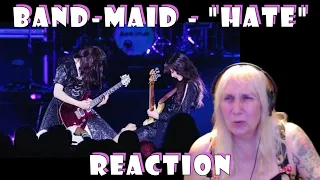 1st time EVER watching and REACTING "Hate" live by Band-Maid