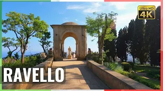 [4K]🇮🇹 Italy walk in RAVELLO, Amalfi Coast tour in 4k (May 2022) The most beautiful town