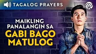 Maikling Panalangin sa Gabi Bago Matulog • Short Tagalog Evening Prayer Before Sleeping