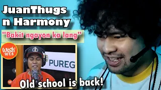 SINGER reacts to JuanThugs n Harmony perform “Bakit Ngayon Ka Lang” LIVE on Wish 107.5 Bus