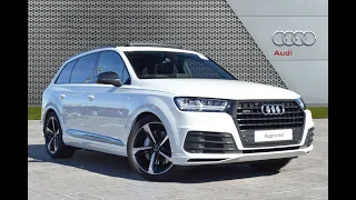 AUDI Q7 TDI QUATTRO S LINE BLACK EDITION WHITE 2018