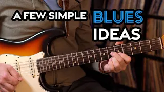 A few simple ideas for your blues (works in any key) - Guitar Lesson - ML076