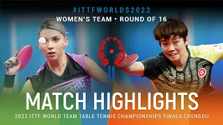 Highlights | Bernadette Szocs (ROU) vs Doo Hoi Kem (HKG) | WT R16 | #ITTFWorlds2022