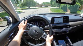 2021 Kia Telluride SX V-6 AWD - POV Test Drive (Binaural Audio)