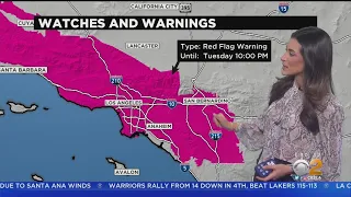 Most Of SoCal Under Red Flag Warning