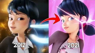 AVANT & APRÈS DES PERSONNAGES DE MIRACULOUS LES AVENTURES DE LADYBUG & CHAT NOIR - FRANÇAIS