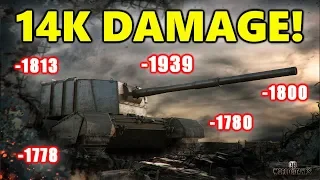 World of Tanks - FV4005 - 14K DAMAGE - ROLLING MACHINE! - 9/9