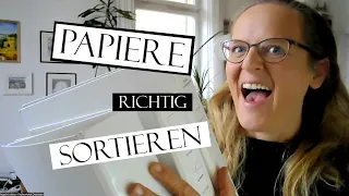 📝 Wie ich ... meine PAPIERE richtig SORTIERE 🤓 - so funktioniert deine Ablage, in Papier & digital 😎