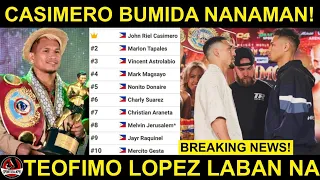 UPDATE sa Top 10 BEST Pinoy Boxers, Casimero number 1 ulit! | Teofimo Lopez FACE OFF!