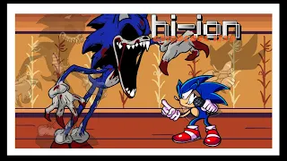 Friday Night Funkin   hi jon But It's EXE vs sonic (My Cover) FNF MODS