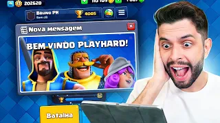 ABRI O CLASH ROYALE DEPOIS DE 4 ANOS!!