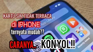 servis hp, mengatasi kartu sim tidak terbaca di iphone,caranya konyol