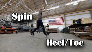 How To Spin Heel/Toe In Skates