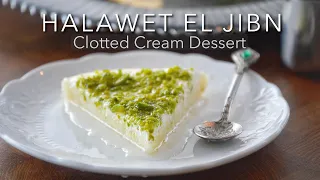 Easy and delicious EID Dessert | Halawet el Jibn | Clotted Cream Dessert | Arabic Dessert