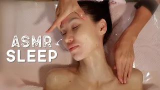 So relaxing 😴ASMR Face and Scalp Massage for deep sleep