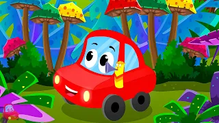 Tiny Red Car Song & Nursery Rhyme for Toddlers