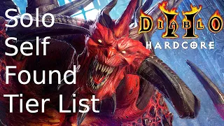 Diablo 2 - Solo Self Found Tierlist