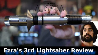 Star Wars Ahsoka : Ezra's 3rd Lightsaber Review ( VadersSabers , Nexus )