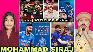 Mohammad Siraj Attitude Reaction | Siraj Attitude X Virat Kohli Reels 💪
