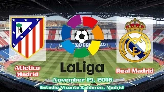 Atletico Madrid vs Real Madrid  0-3 All Goals ● Highlights 19/11/2016 | C. Ronaldo Goal La Liga 2016