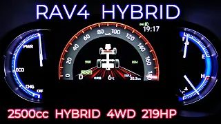 (2019y) TOYOTA RAV4 Hybrid , acceleration test.up to max speed. (2.5L hybrid 219hp)AXAH54