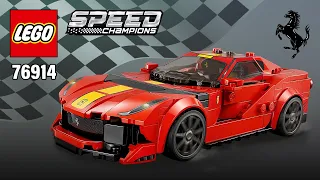 LEGO® Speed Champions Ferrari 812 Competizione (76914)[261 pcs] Instructions @TopBrickBuilder