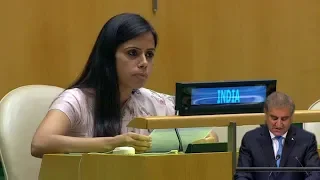 India rips 'New Pakistan' at UNGA | India - First Right of Reply