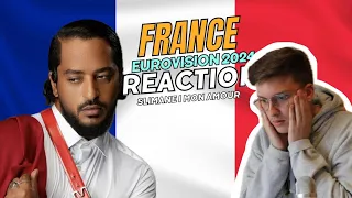 🇫🇷REACTION FRANCE I EUROVISION 2024 I SLIMANE - MON AMOUR I OFFICIAL MUSIC VIDEO