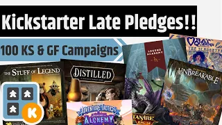 All The Late Pledges! Kickstarter & Gamefound Board Games - January 2022