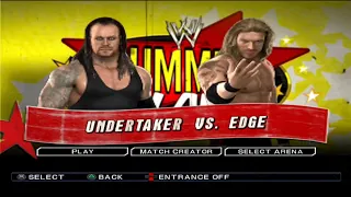 Wwe SmackDown Vs Raw 2011 Gameplay Video In 2023 || Undertaker Vs Edge ||