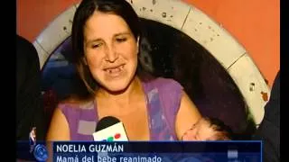 Policías asistieron un parto- Telefe Noticias