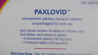 How can you test positive for COVID following the Paxlovid treatment?