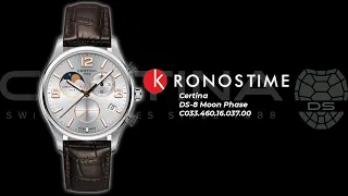 Certina DS-8 Moon Phase C033.460.16.037.00 (C0334601603700) - KronosTime.RU обзор часов