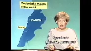 Tagesschau / Sendeschluß, ARD 4.2.1984 24 Uhr