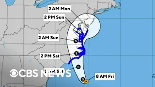 Ophelia is now officially a tropical storm. Here's its East Coast track.
