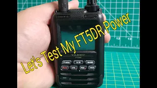 Lets Test My FT5DR'S Power #yaesu #hamradio  #ft5dr #hamharder