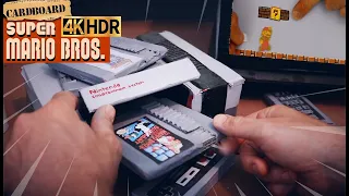 Mario Bros made of Cardboard - 4K
